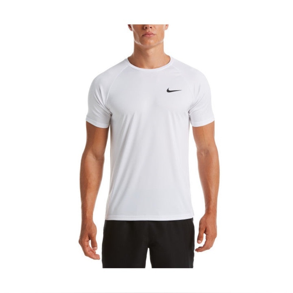 Nike Essential Athletic Tee White with Black Logo